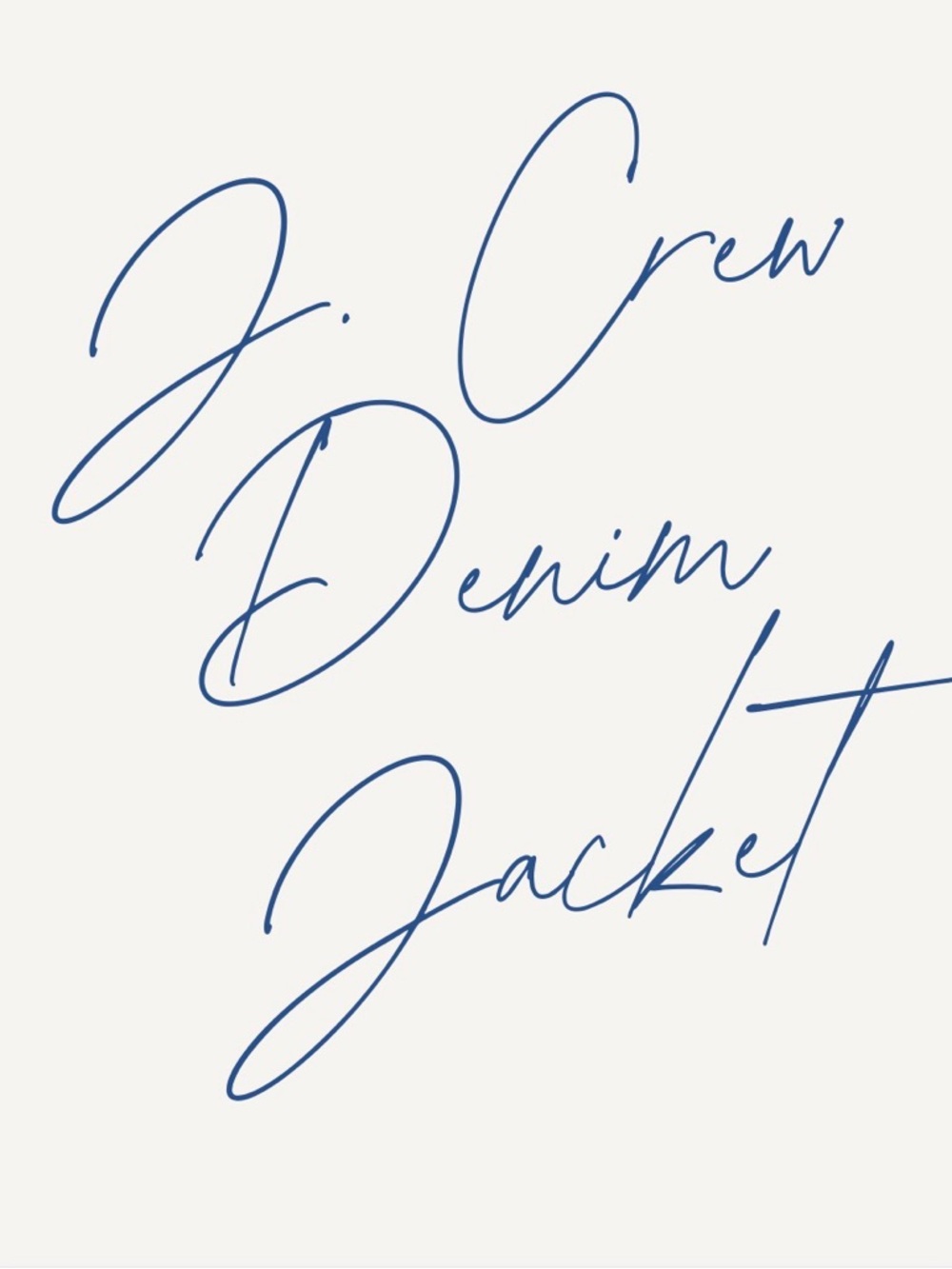 J. Crew Denim Jacket - Blue